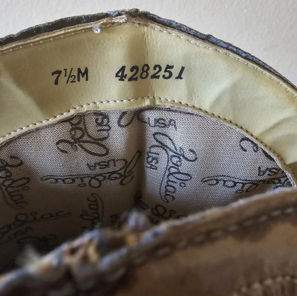 Zodiac Tan Heeled Boots - Picture 4 of 16